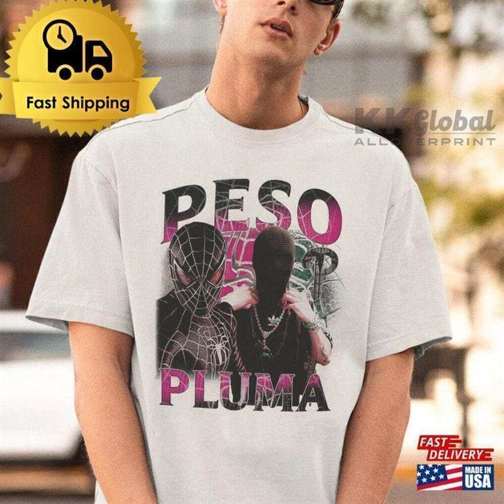 Spider Peso Retro Music Tour Concert Fan Graphic T-Shirt